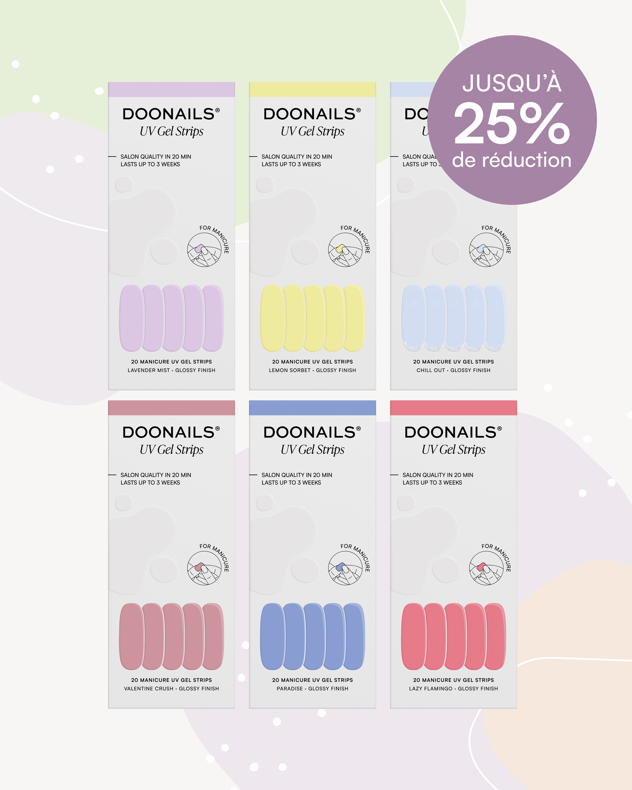 Pack Recharge Mix & Match - Bandes en Gel