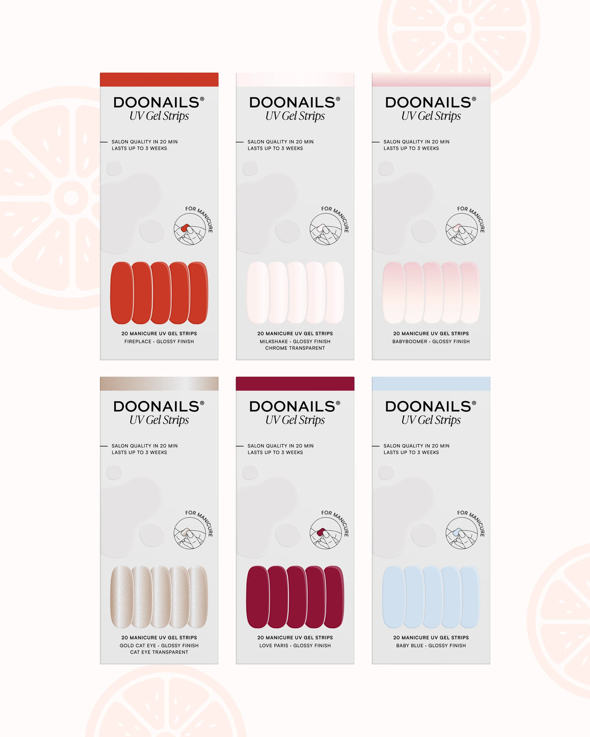 Pack Recharge Mix & Match - Bandes en GelDoonails