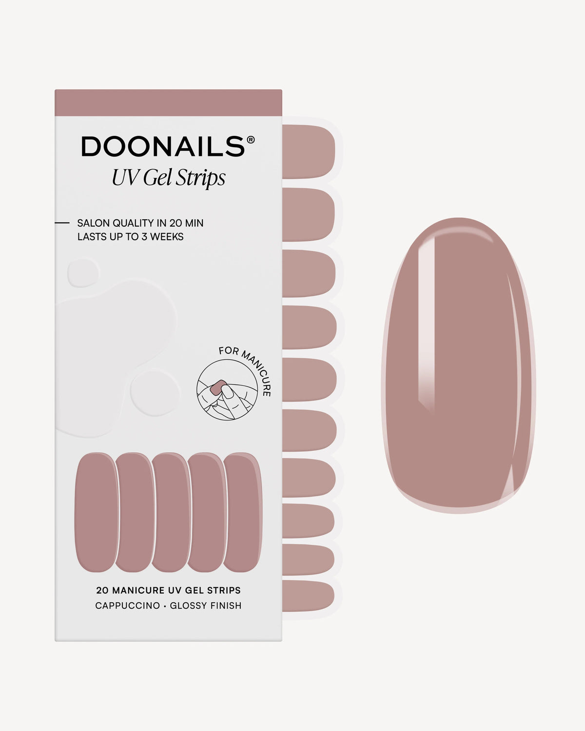 Cappuccino Bandes en Gel UV