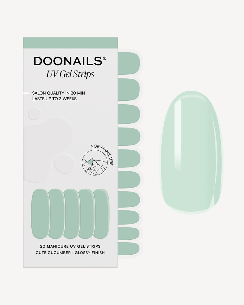 Cute Cucumber Bandes en Gel UV