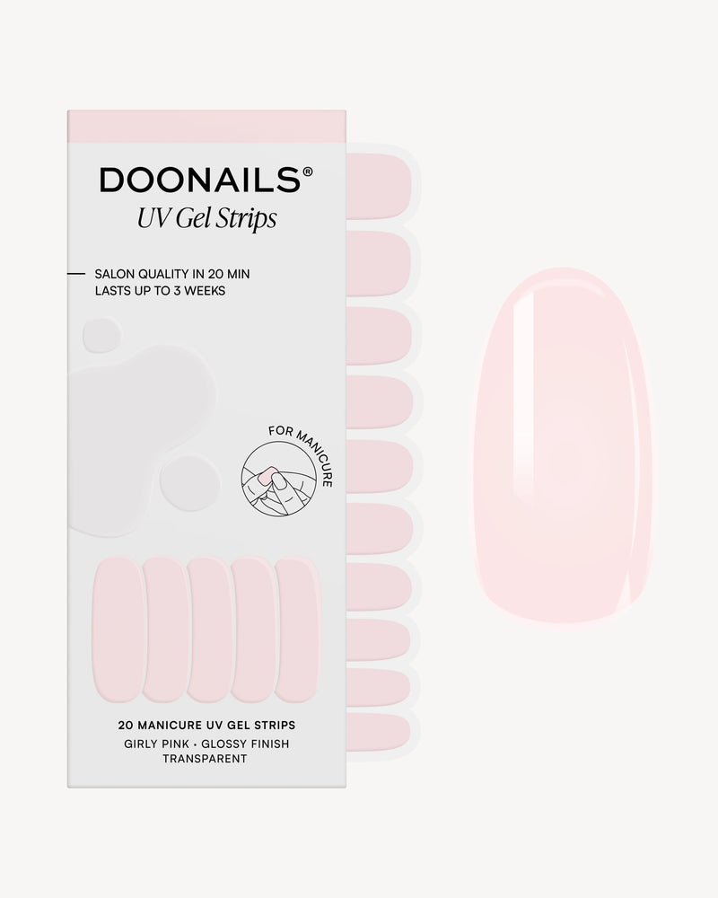 Girly Pink Bandes en Gel UV