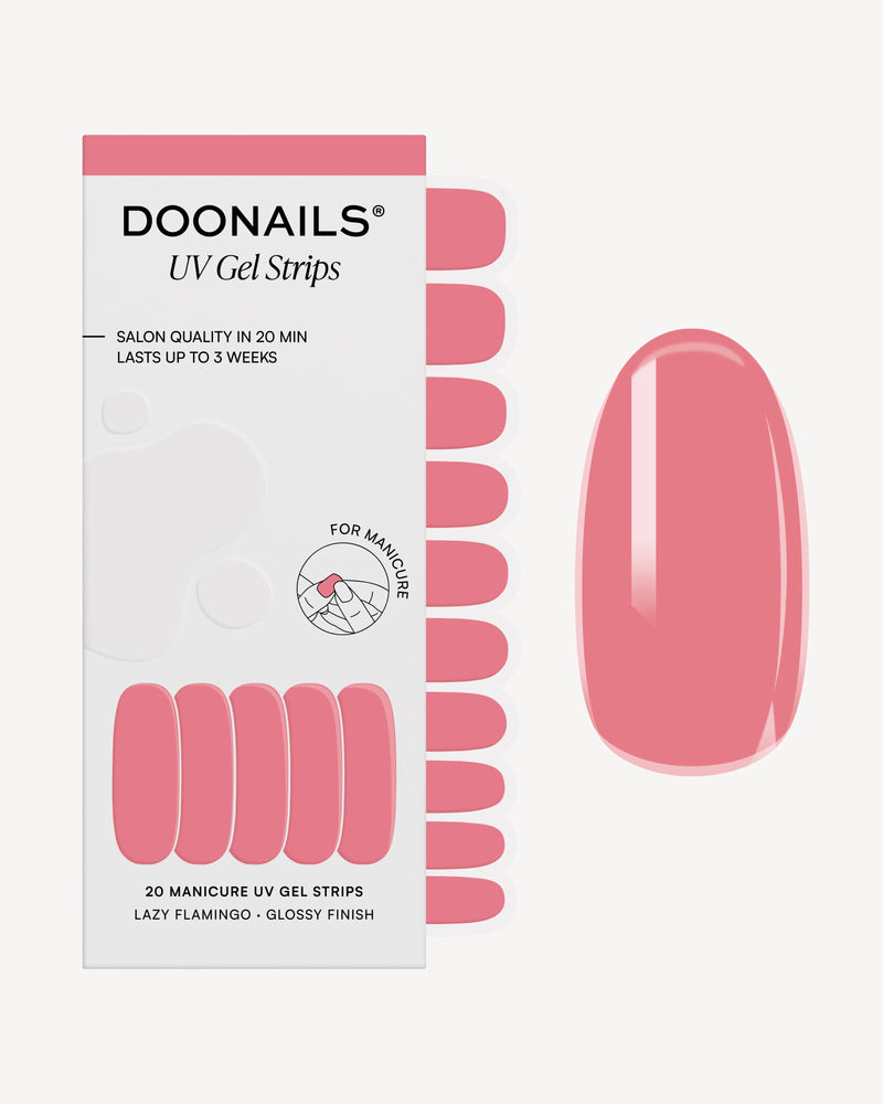 Lazy Flamingo Bandes en Gel UV