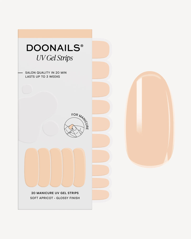 Soft Apricot Bandes en Gel UV