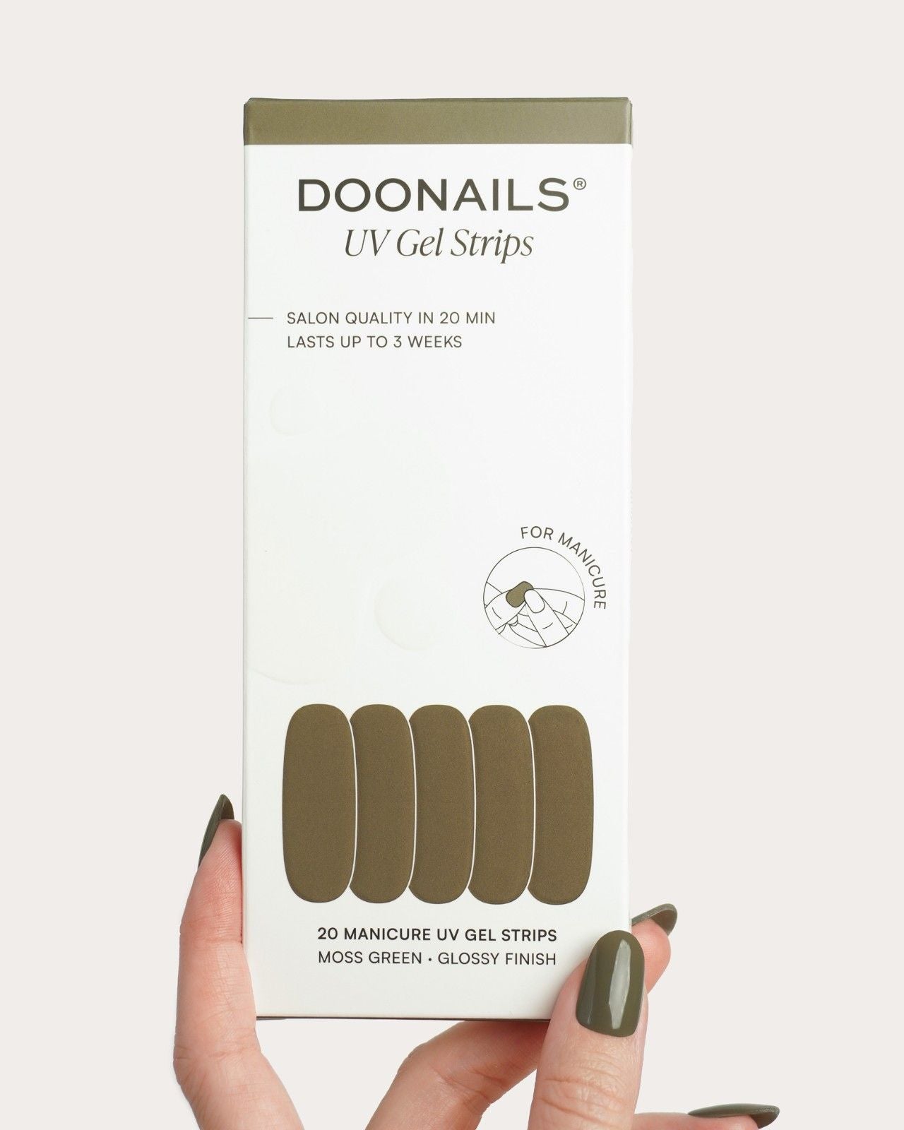 Moss Green Bandes en Gel