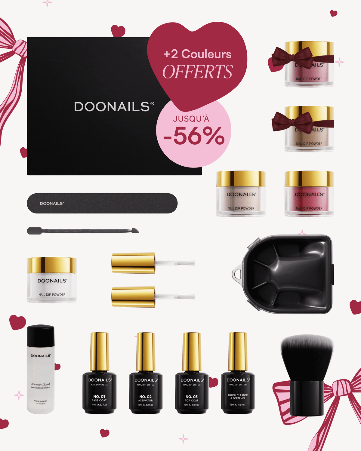 Kit de démarrage Saint-Valentin - Dipping PowderDoonails