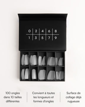 Faux Ongles - Carré / 100 pièces.