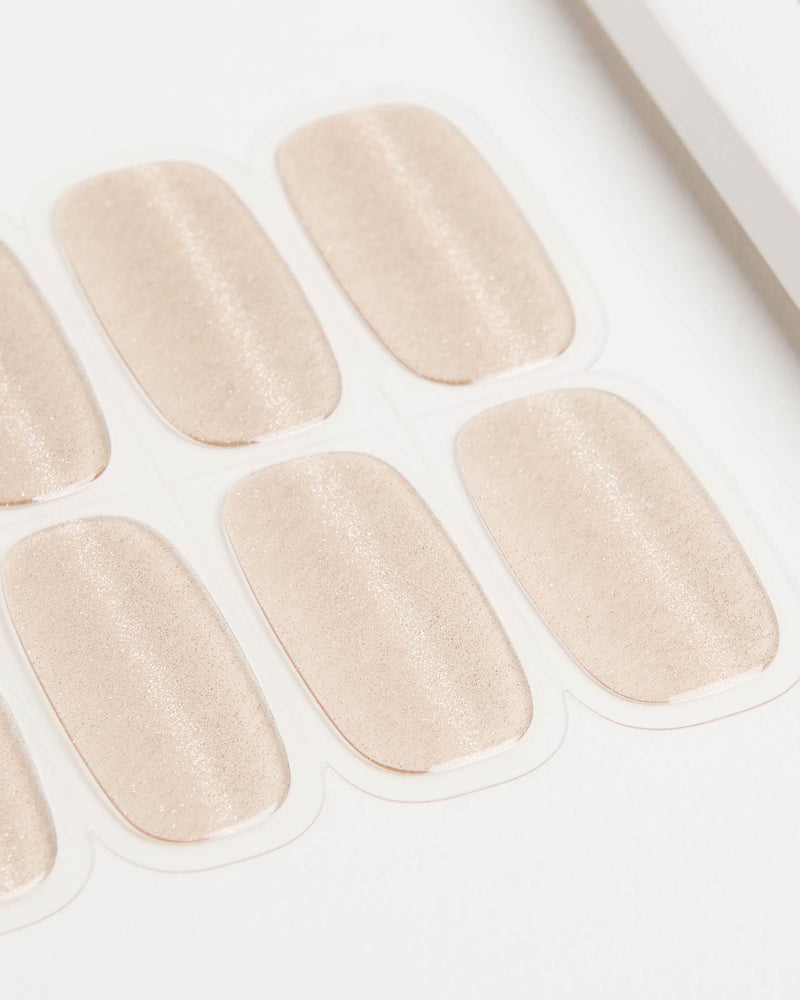 Gold Cat Eye Bandes en Gel - Doonails France