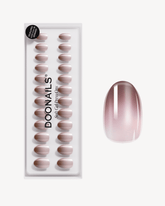 Press Ons en gel souple Brownie Courte Arrondie - Doonails FranceDoonails