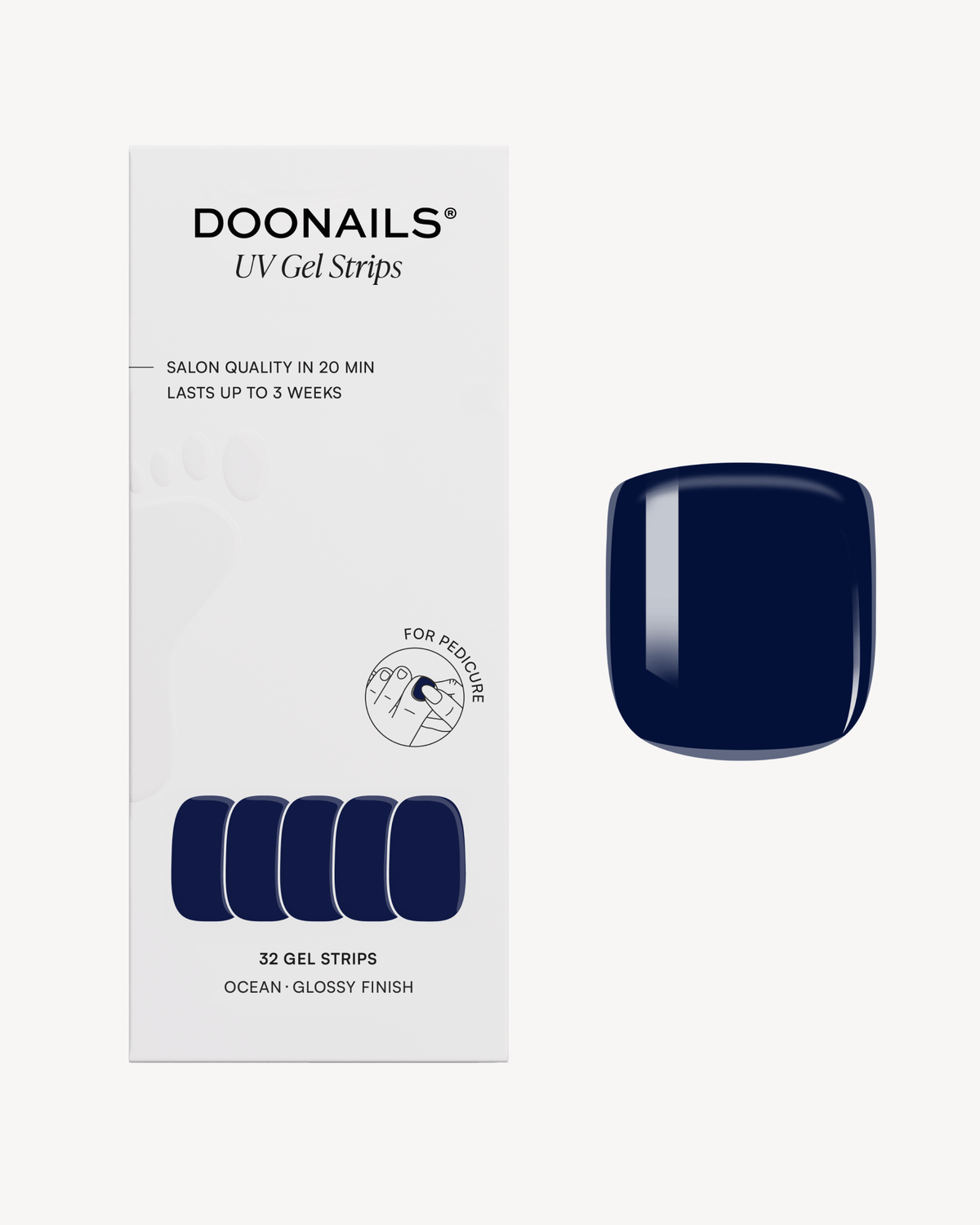 Ocean Pédicure Bandes en GelDoonails