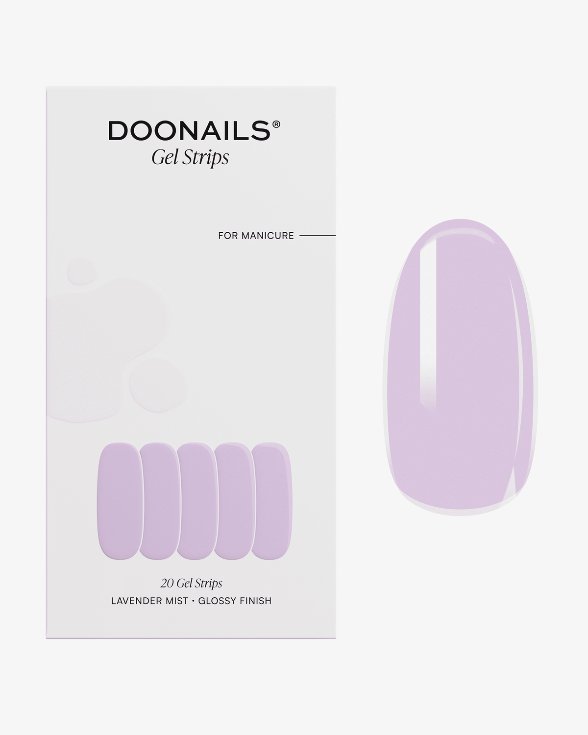 Lavender Mist Bandes en Gel UV