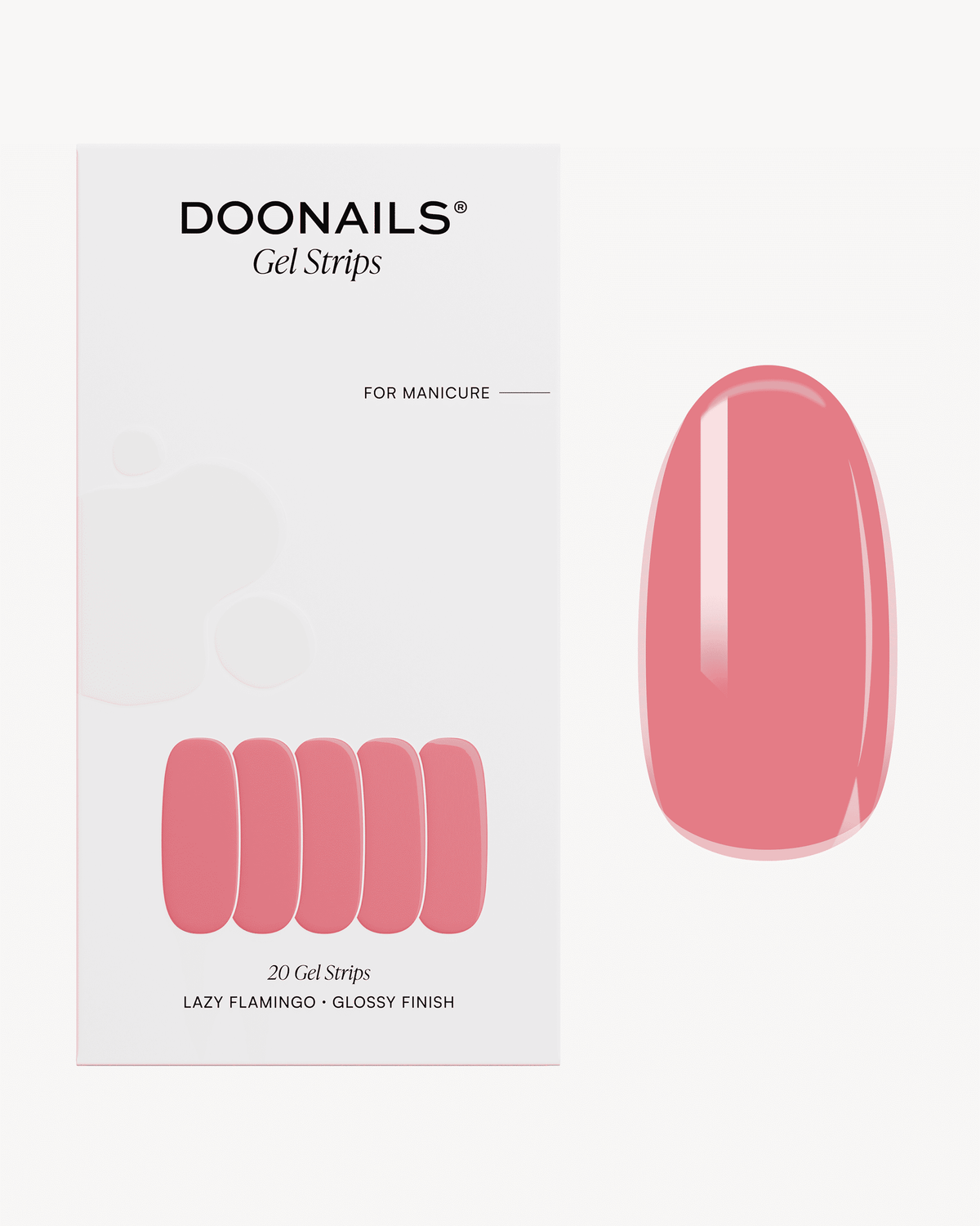 Lazy Flamingo Bandes en Gel UV