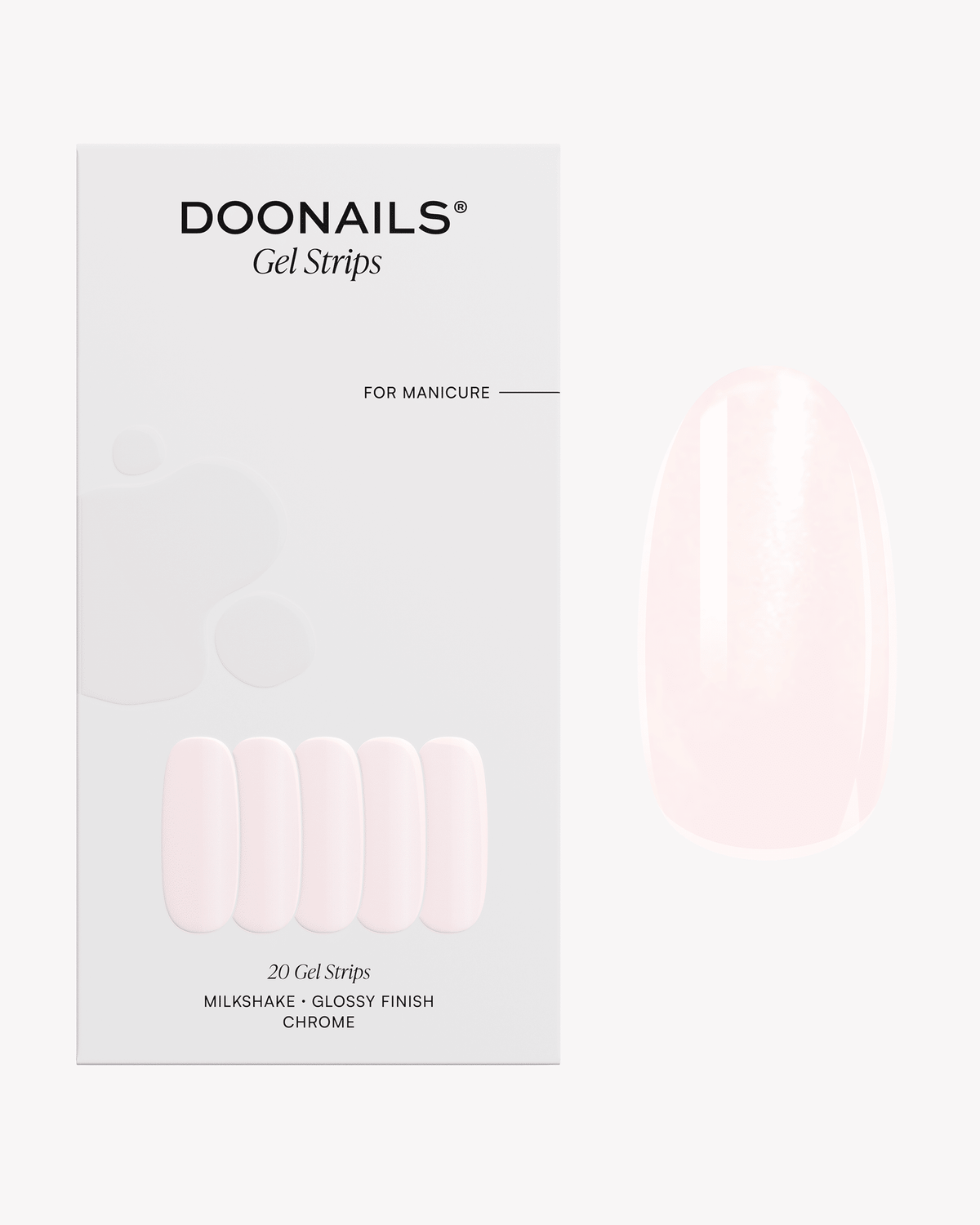 Milkshake Bandes en Gel UV