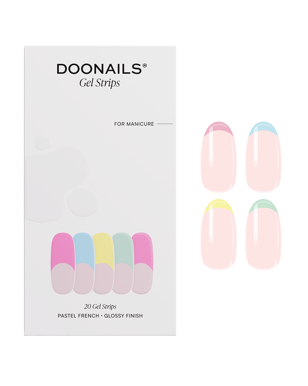 Pastel French Bandes en Gel