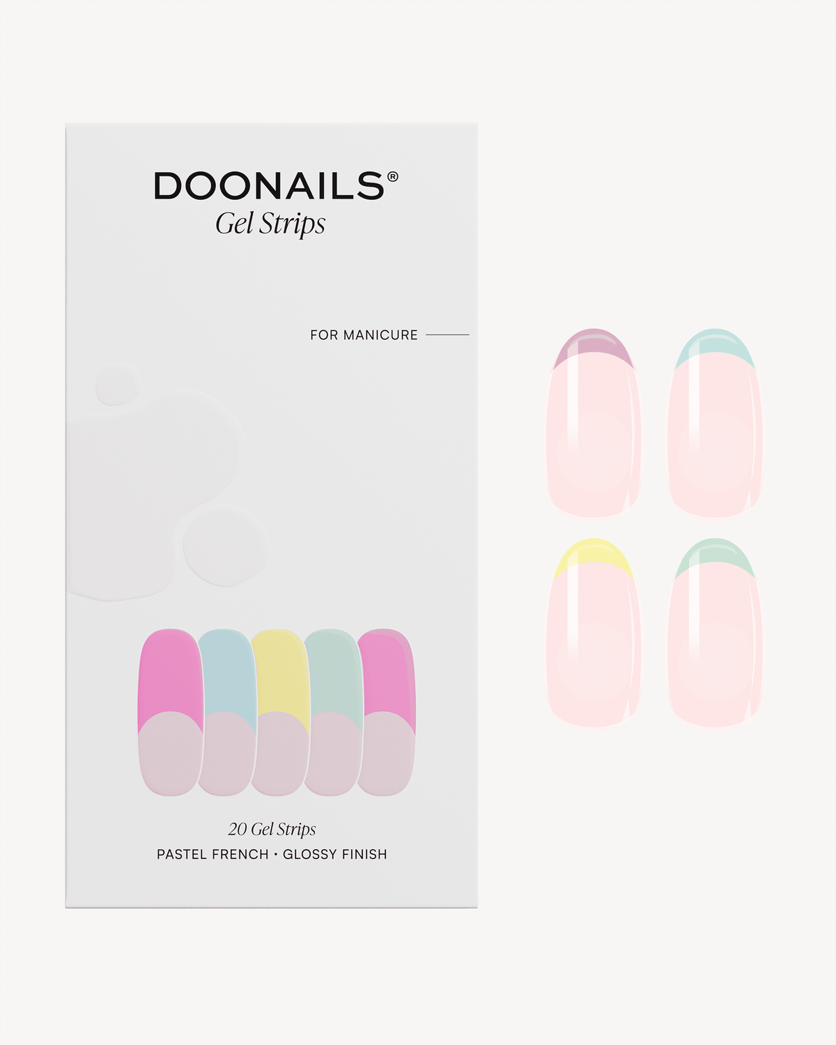 Pastel French Bandes en Gel UV