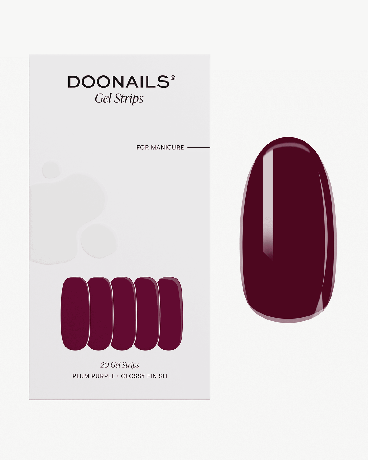 Plum Purple UV Bandes en gel