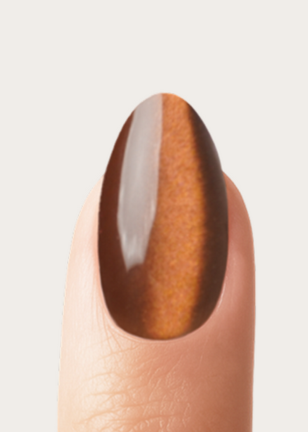 Glass Brown Cat Eye