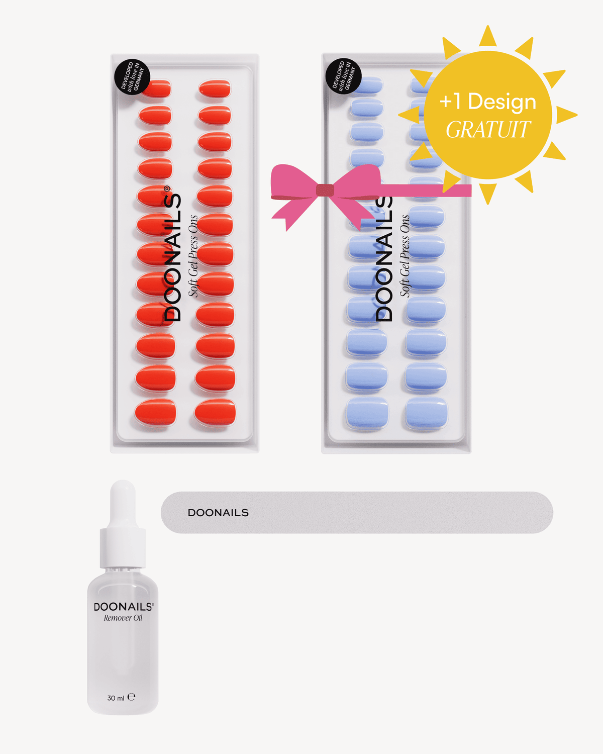 Été Starter Set - Soft Gel Press OnsDoonails
