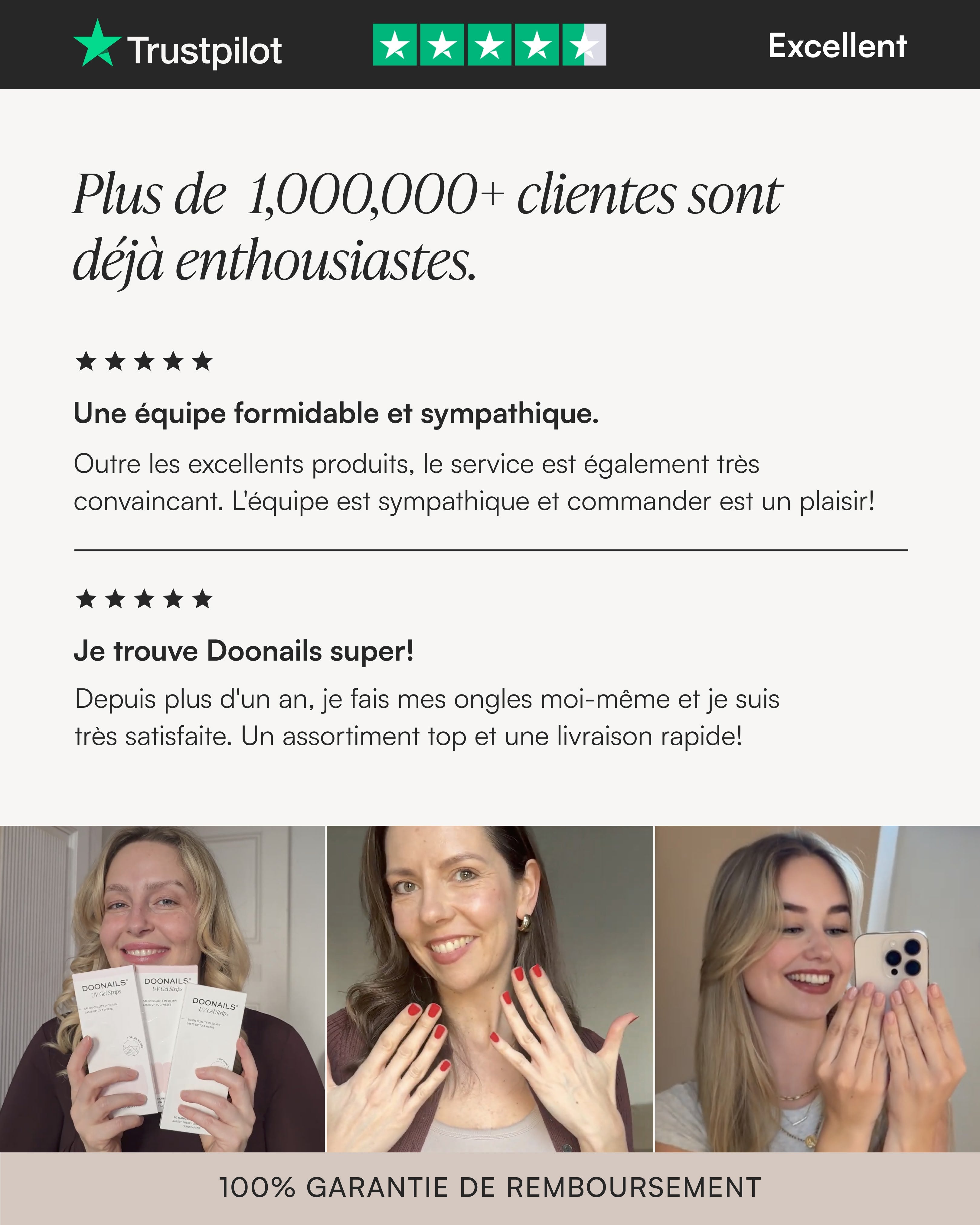 Paquet d'économies de couleurs - Bandes en Gel - Doonails France