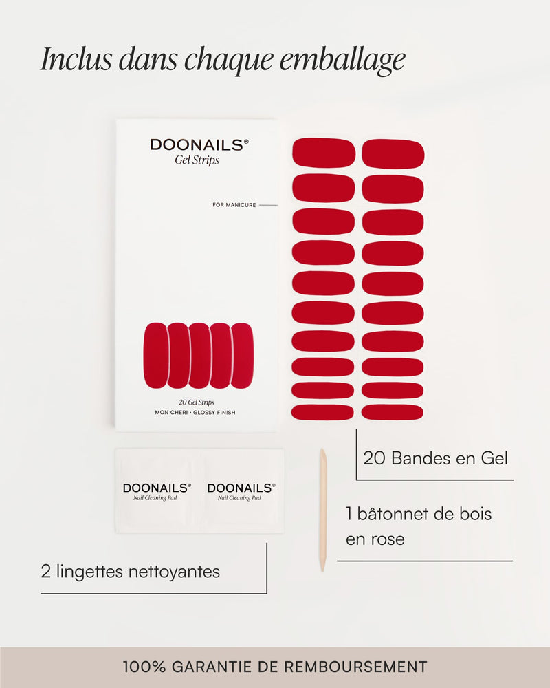 Paquet d'économies de couleurs - Bandes en Gel - Doonails France
