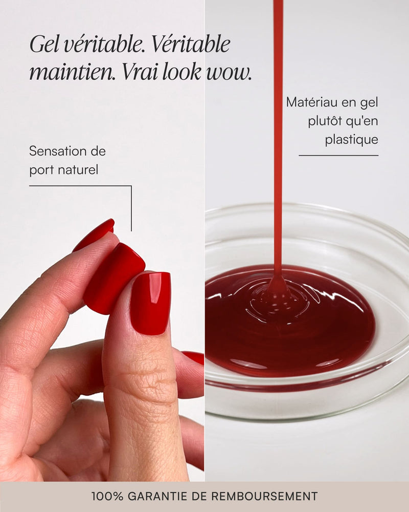 Paquet d'économies de couleurs - Press ons en gel souple - Doonails France