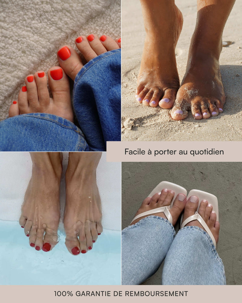 Été Pédicure Starter Set - Bandes en Gel - Doonails France