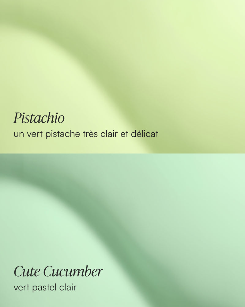 Cute Cucumber Courte Carré Press On en Gel Souple