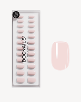 Ballerina Courte Carré Press On en Gel SoupleDoonails