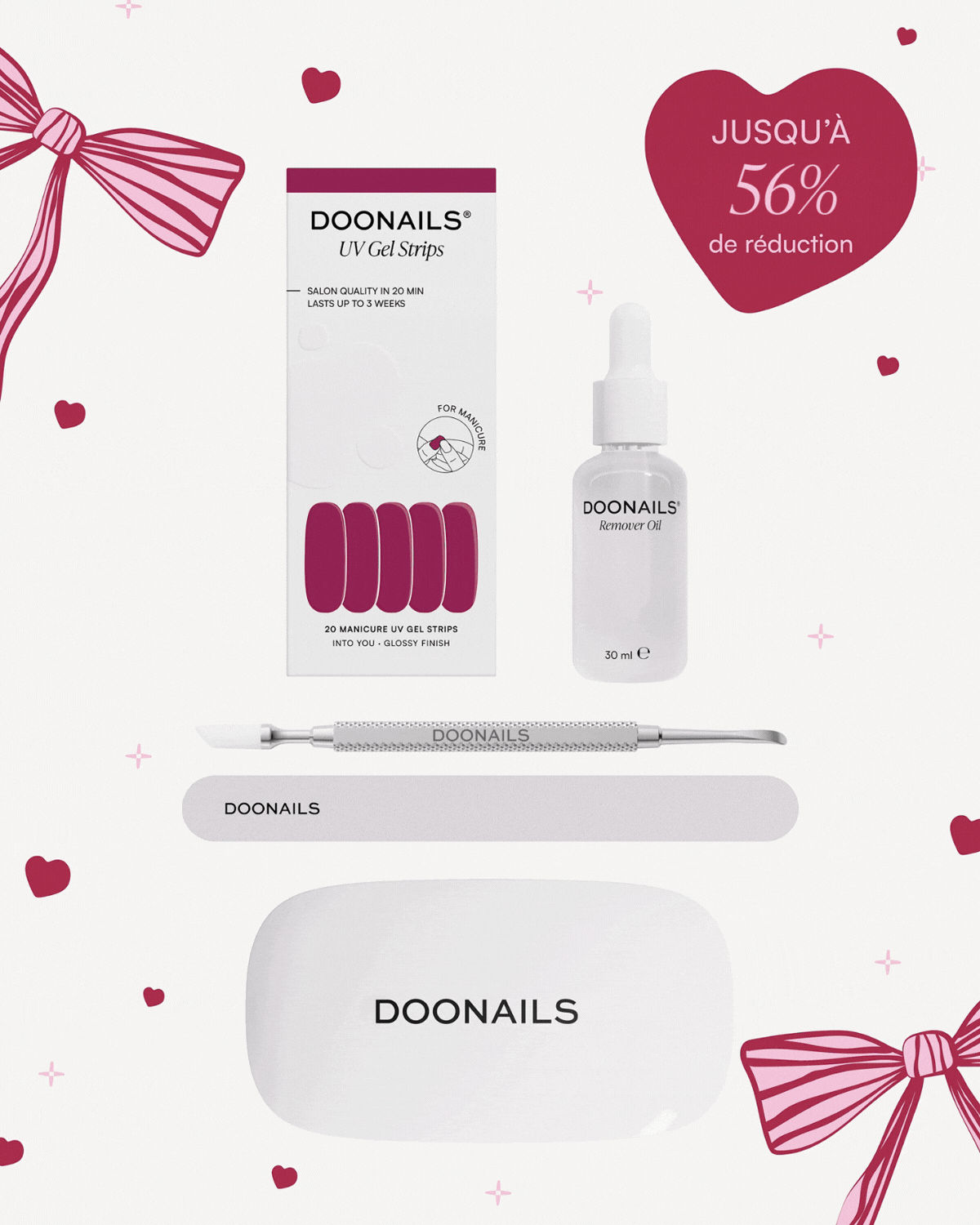 Kit de démarrage de la Saint-Valentin – Bandes en GelDoonails