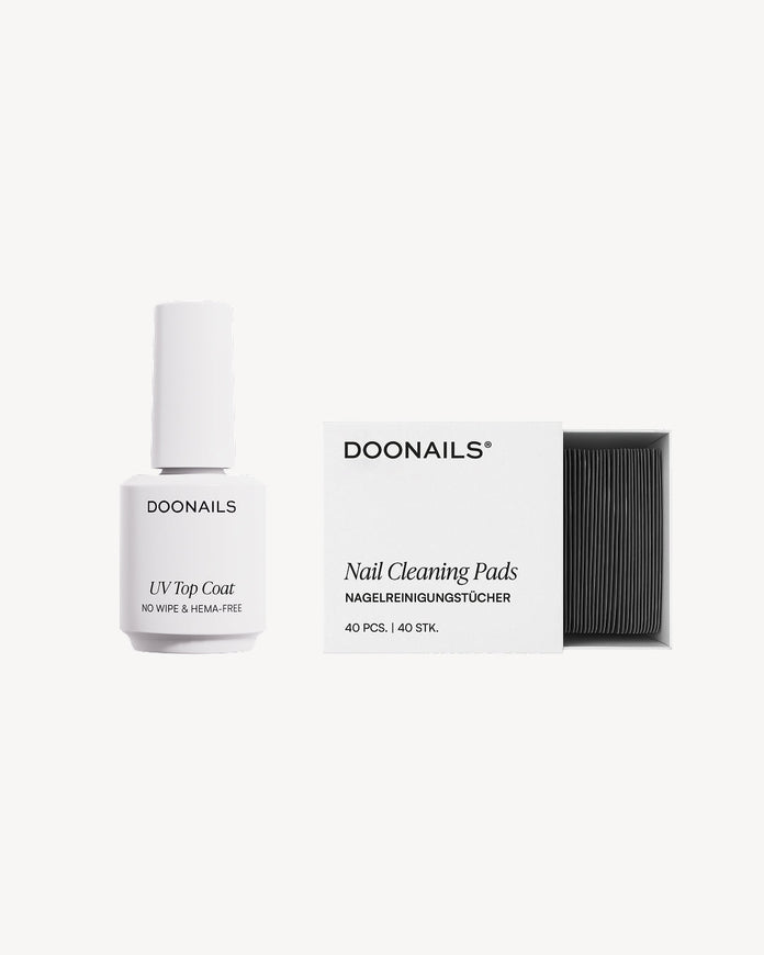Kit UV Top Coat & 40 Lingettes nettoyantes gratuites