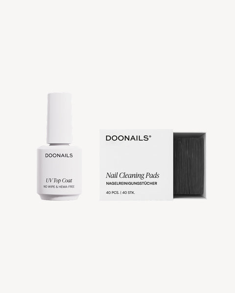 Kit UV Top Coat & 40 Lingettes nettoyantes gratuites