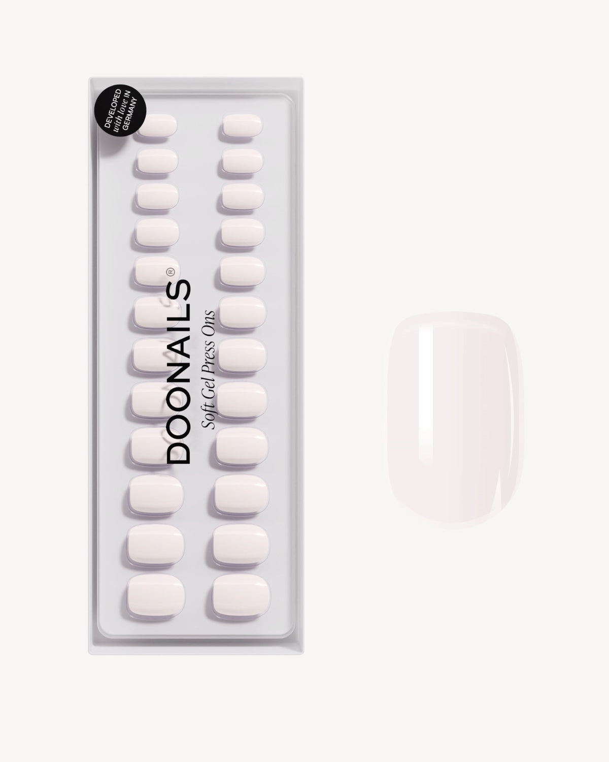 Pillow Talk Extra Courte Carré Press On en Gel Souple