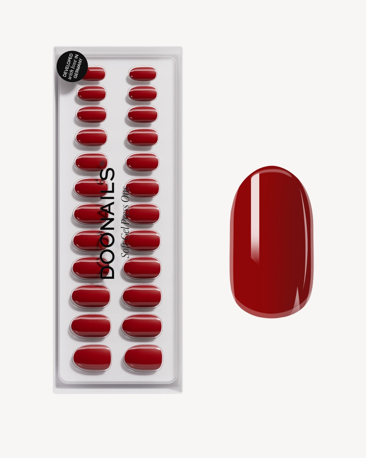Mon Cheri Moyenne Arrondie Press Ons en Gel Souple