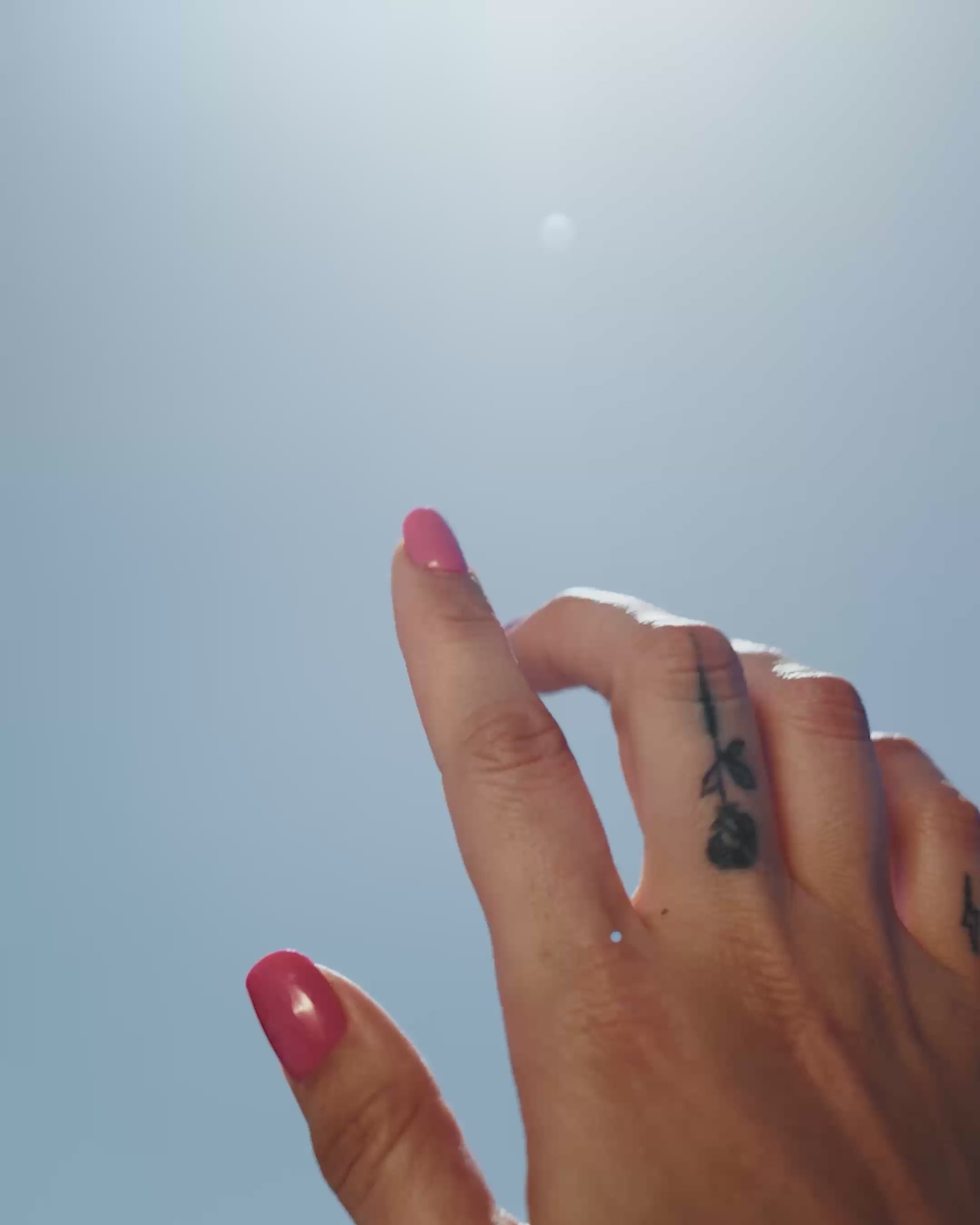 Hot Pink Courte Carré Press On en Gel Souple