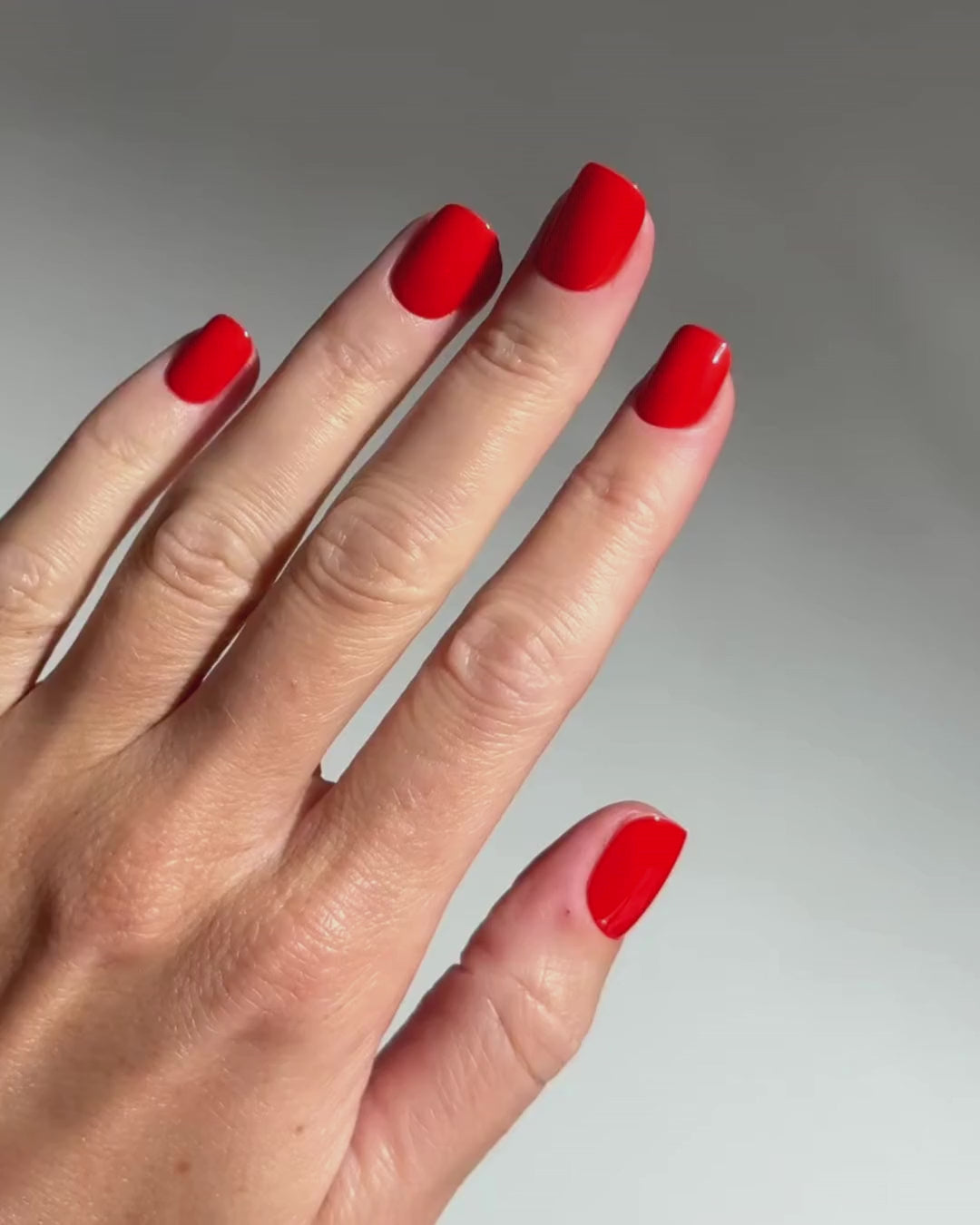 On Fire Extra Courte Carré Press On en Gel Souple