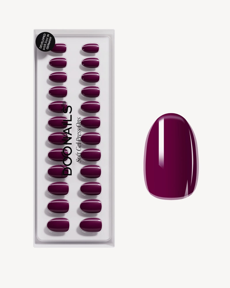 Press Ons en gel souple Into You Courte Arrondie - Doonails France
